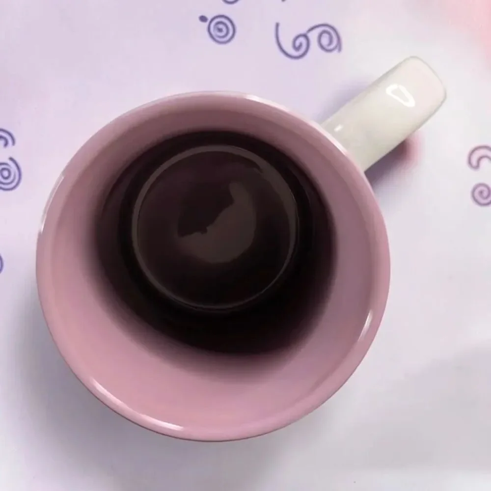 Mary Engelbreit L Initial Mug Pink Coffee Tea Cup Monogram Vintage Ceramic